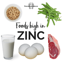 Foods rich in zinc to help Vitamin deficiency and cracked heels