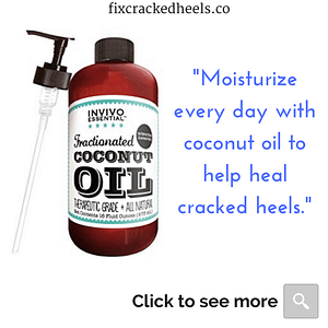 If you have mild heel fissures or small cracks on your heels, try using one of the items on our list of Home remedies for cracked heels.  Most of the ingredients you can find in your home kitchen, local grocery store or naturopathic doctors office.