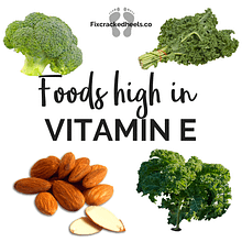 Foods high in Vitamin E to help Vitamin deficiency and cracked heels.