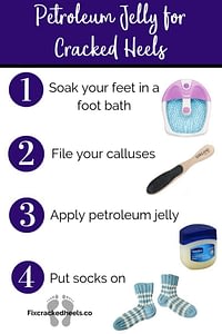 Why use petroleum jelly on feet